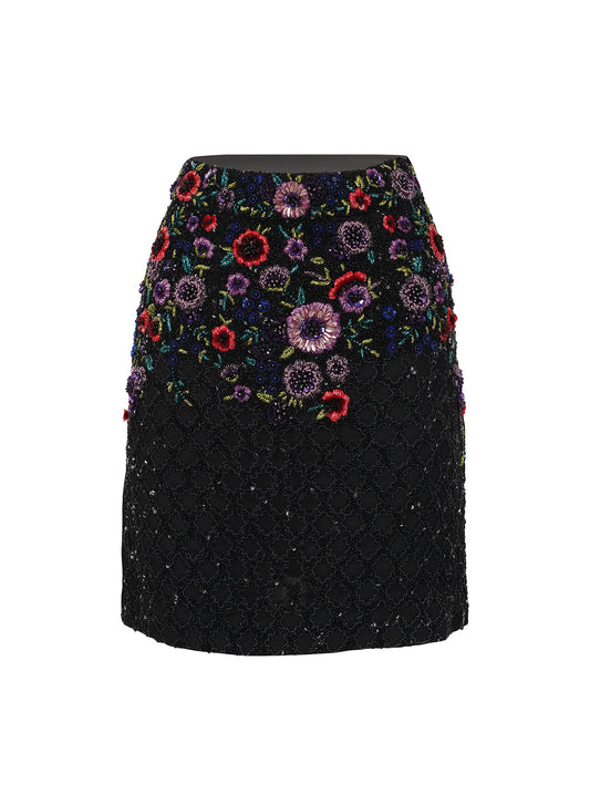 LA FUORI Kristi embellished mini skirt