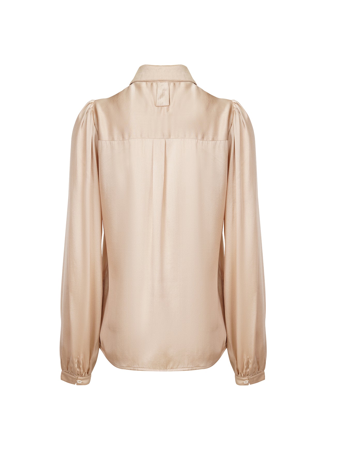 LA FUORI Satin shirt - Champagne