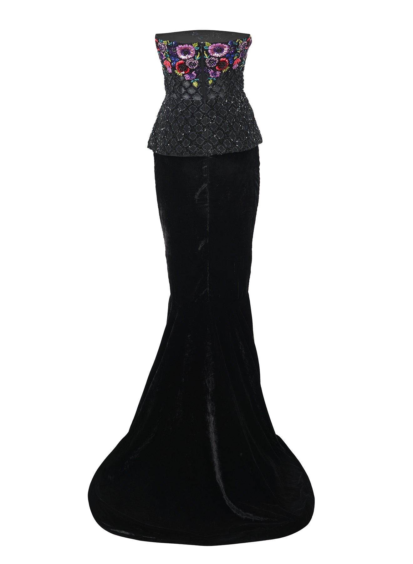 LA FUORI Kristi embellished gown