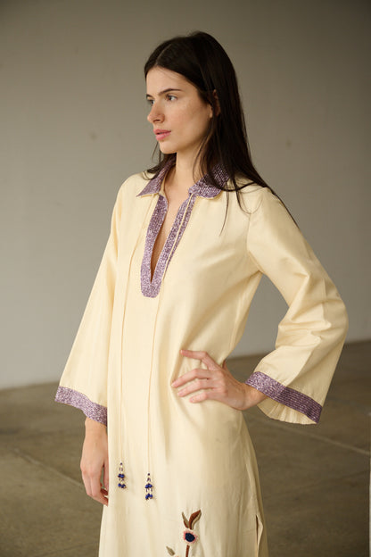 LA FUORI Ramees embellished kaftan