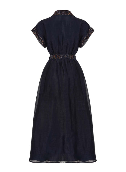 LA FUORI Shirt dress - Dark navy