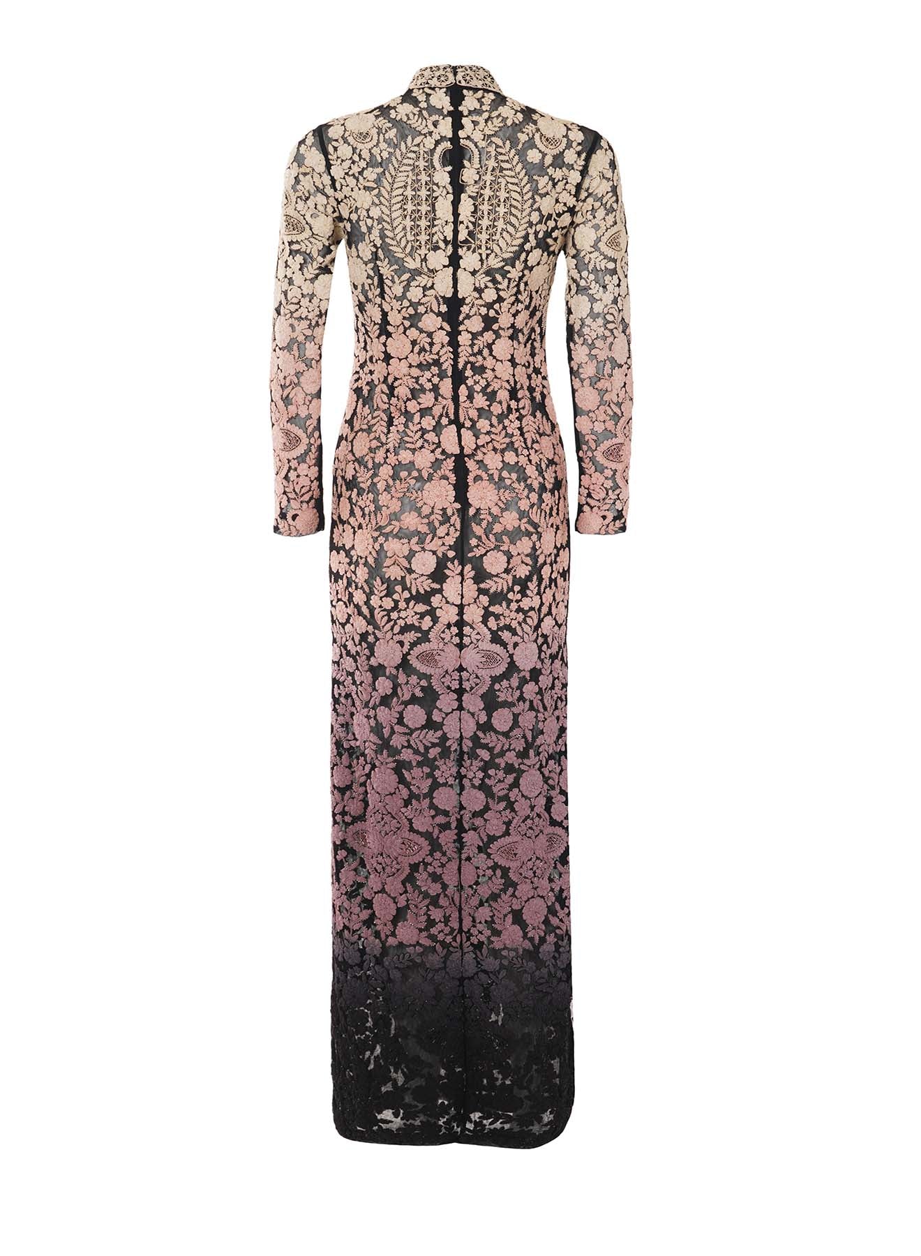 LA FUORI Gwen Ombre Embellished Gown