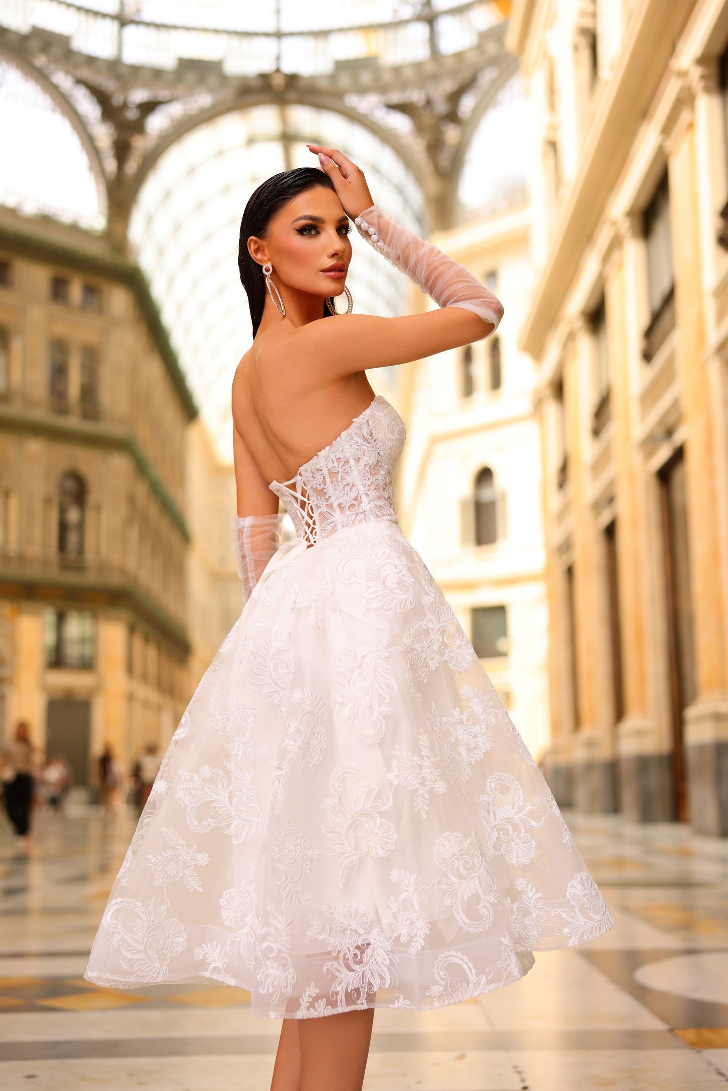 NICOLETTA Leah Gown - Ivory