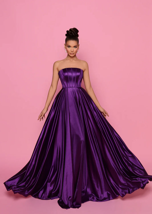 NICOLETTA Kimberly Gown - Plum