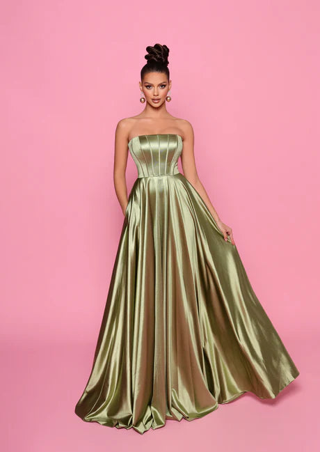 NICOLETTA Kimberly Gown - Soft Sage