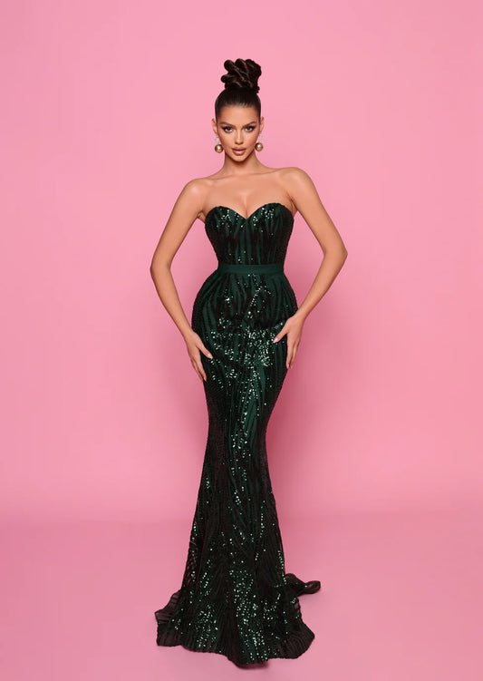 NICOLETTA Vivienne Gown - Emerald