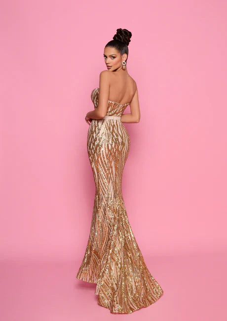 NICOLETTA Vivienne Gown - Gold