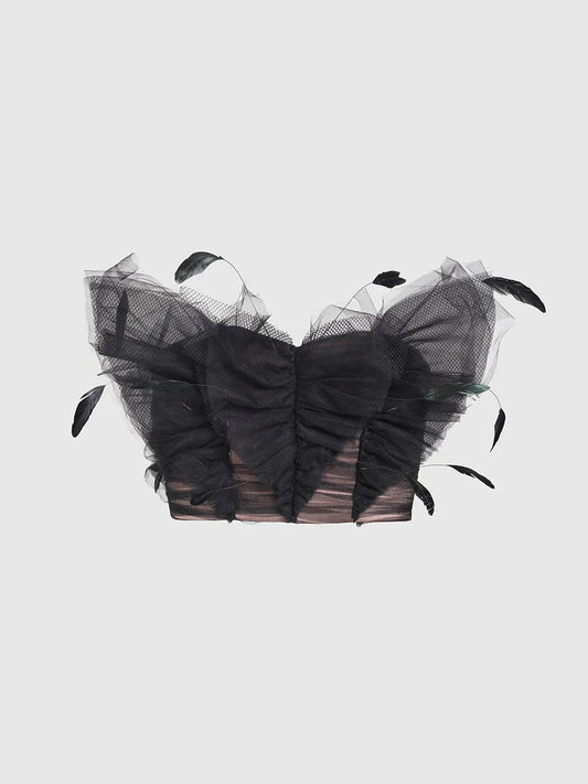 RAQUEL OROZCO Alexis Bustier - Black