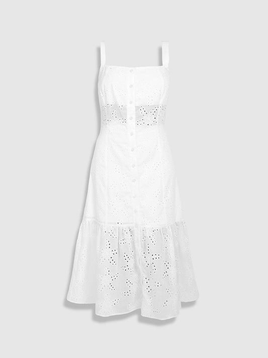 RAQUEL OROZCO Amanda Dress - White