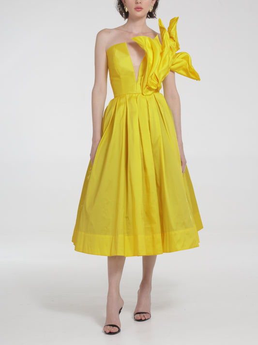 RAQUEL OROZCO Ofelia Dress - Yellow