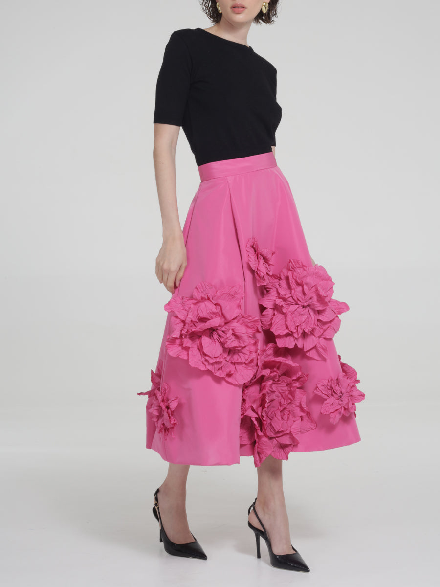 RAQUEL OROZCO Wendy Skirt - Pink