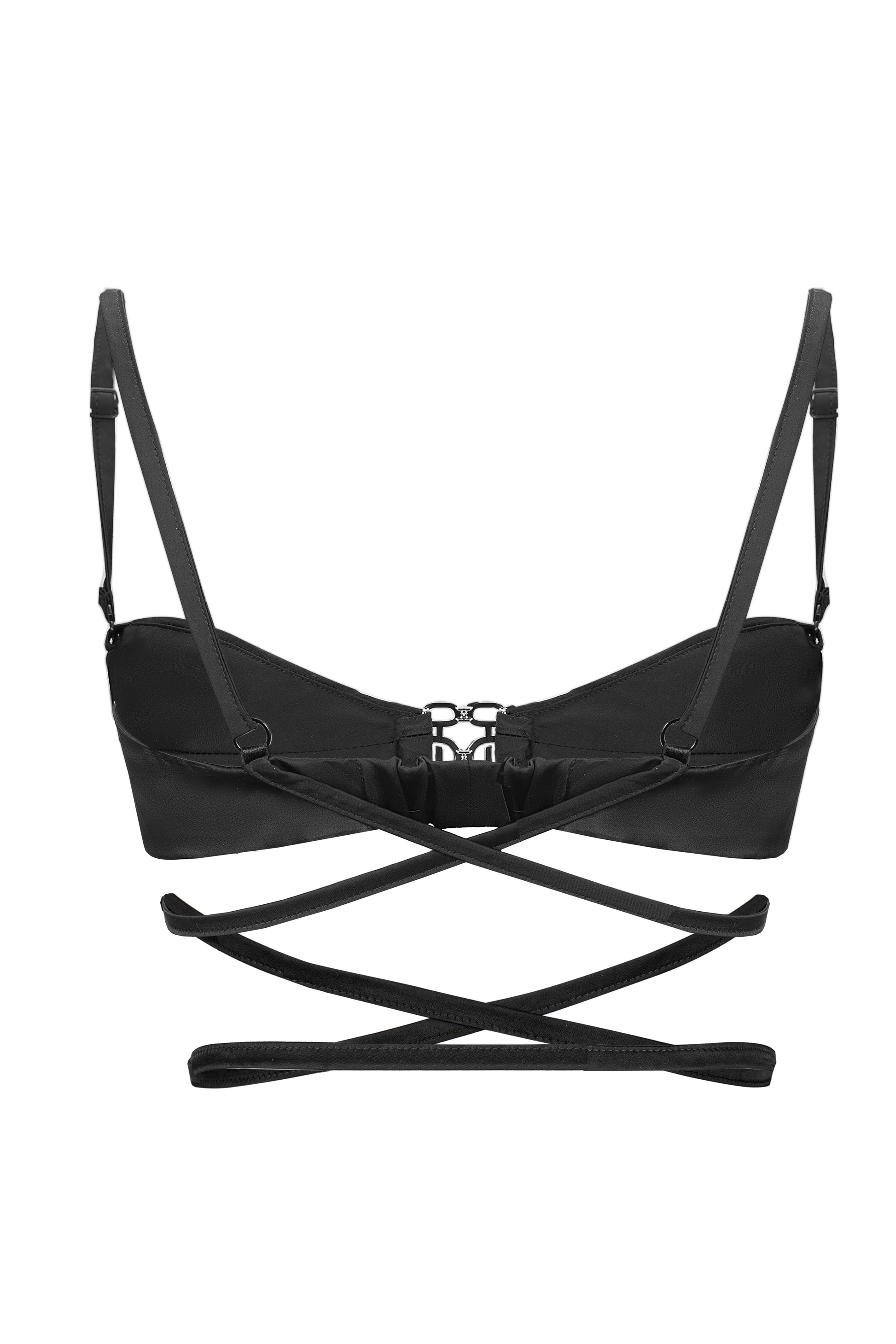 SANTA Bra Top - Black