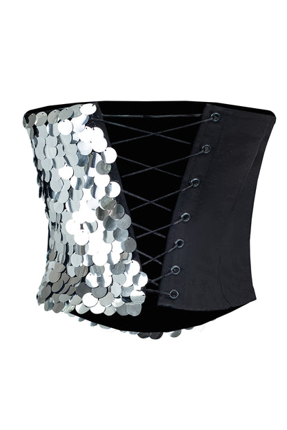 SANTA Corset with Sequins