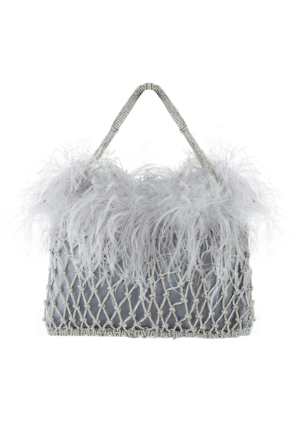 SANTA Feathers Bag - Silver