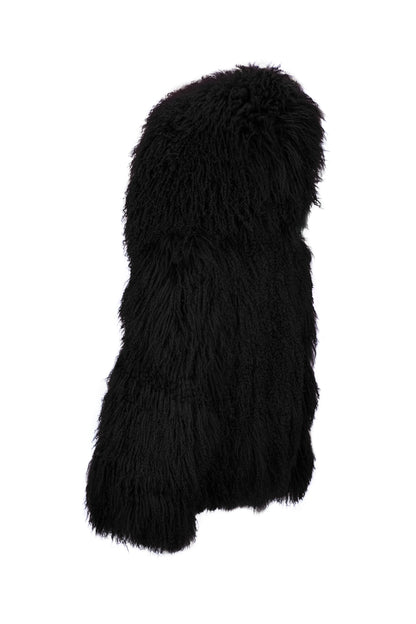 SANTA Feathers Coat - Black