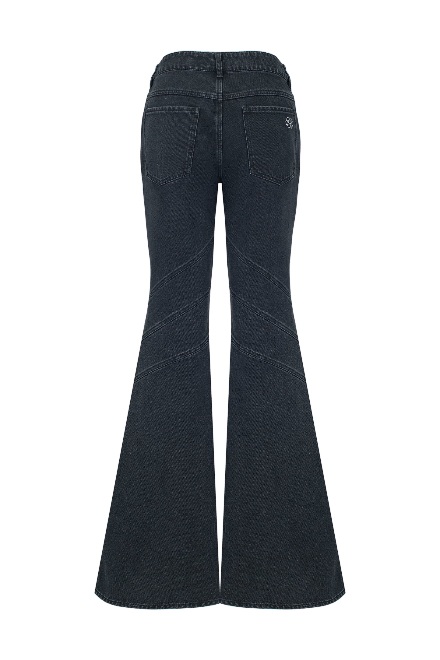 SANTA Flared Vintage Jeans - Black back