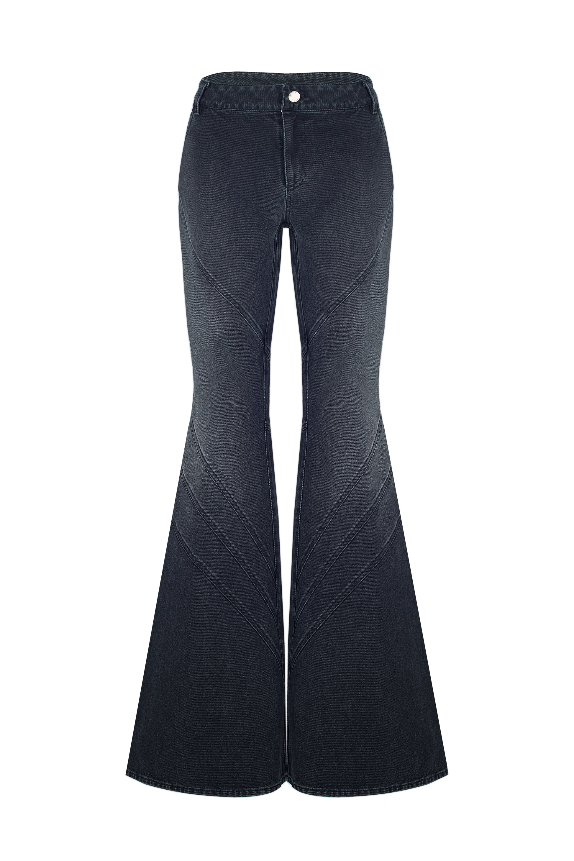 SANTA Flared Vintage Jeans - Black front