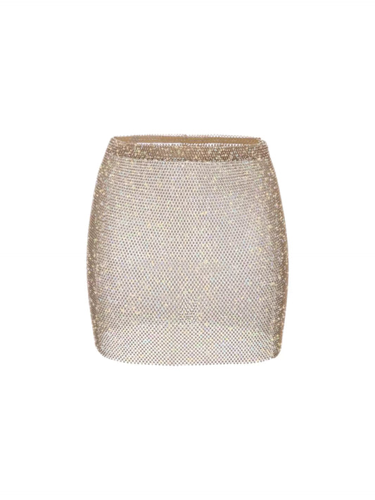 SANTA Mini Skirt - Golden product image