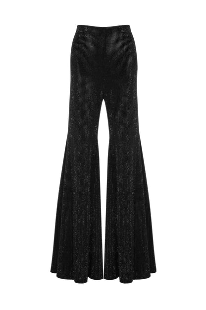 SANTA Flared Pants - Black