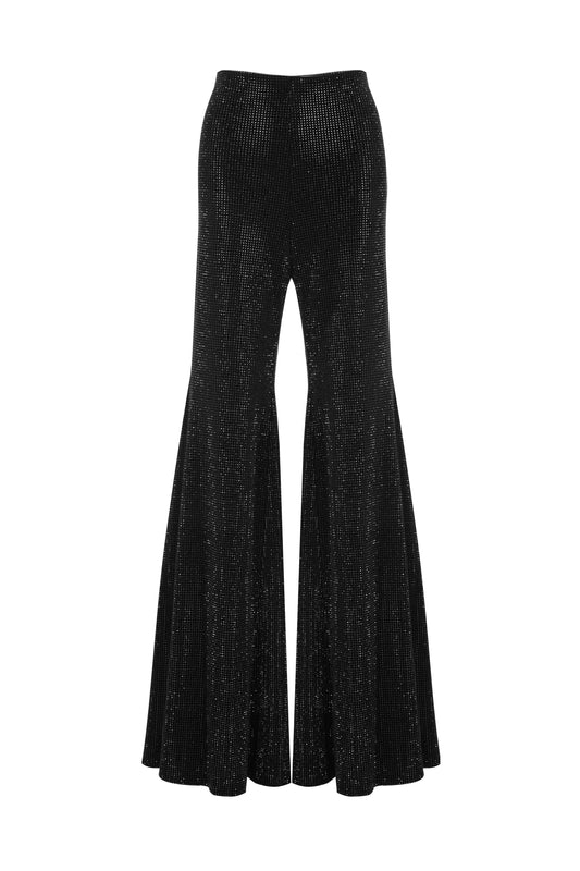 SANTA Flared Pants - Black