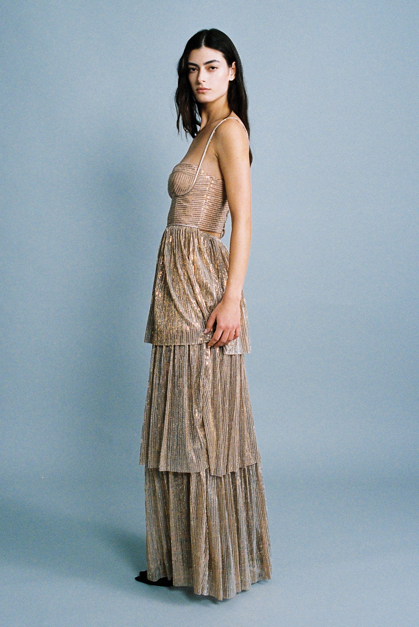 SABINA MUSAYEV Altair Dress - Antique Gold