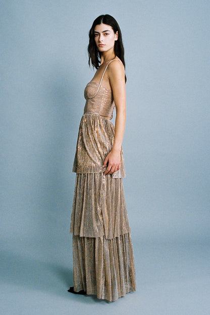 SABINA MUSAYEV Altair Dress - Antique Gold