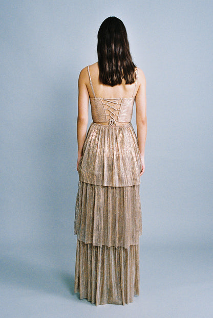 SABINA MUSAYEV Altair Dress - Antique Gold