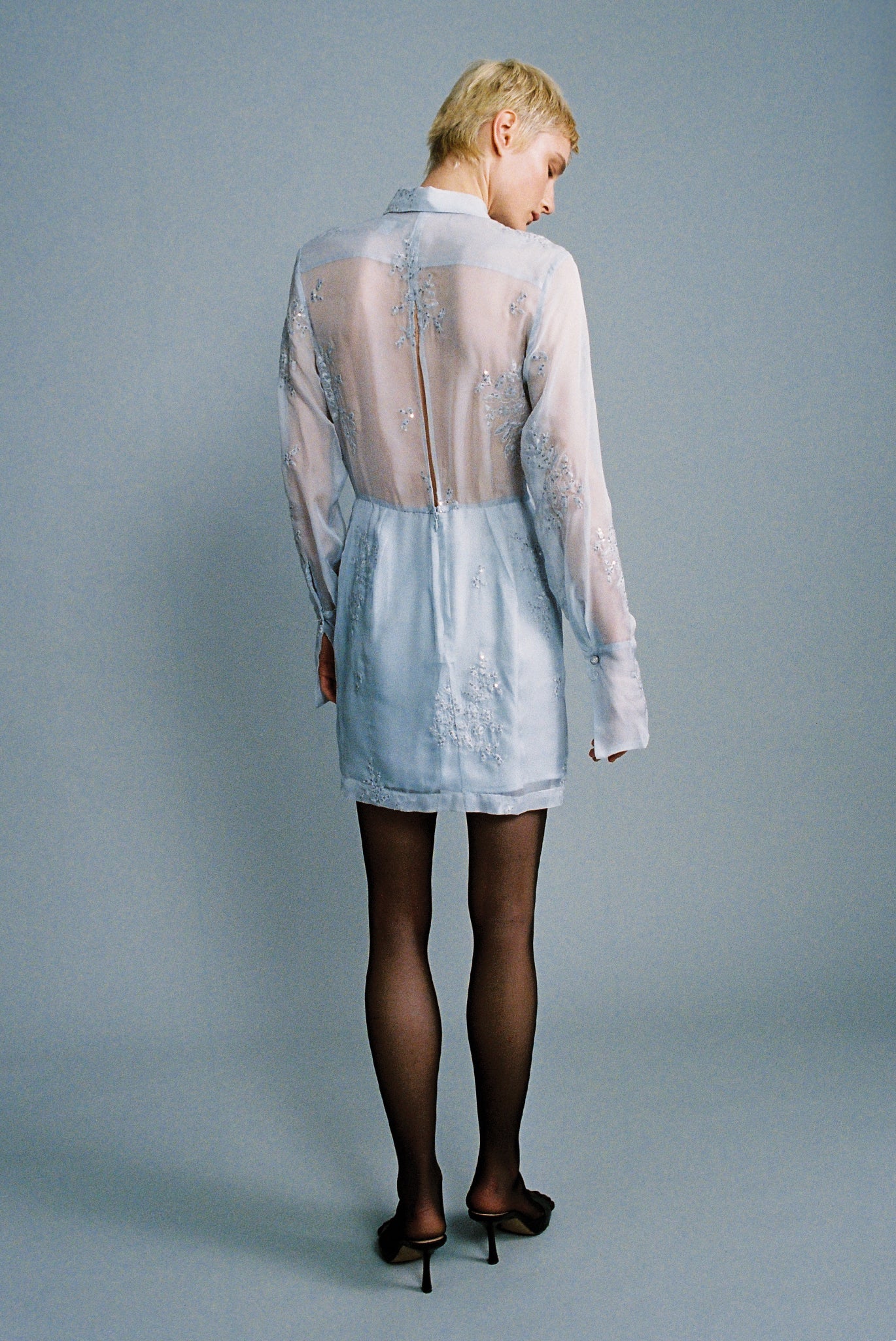 SABINA MUSAYEV Aquila Dress - Ice Blue