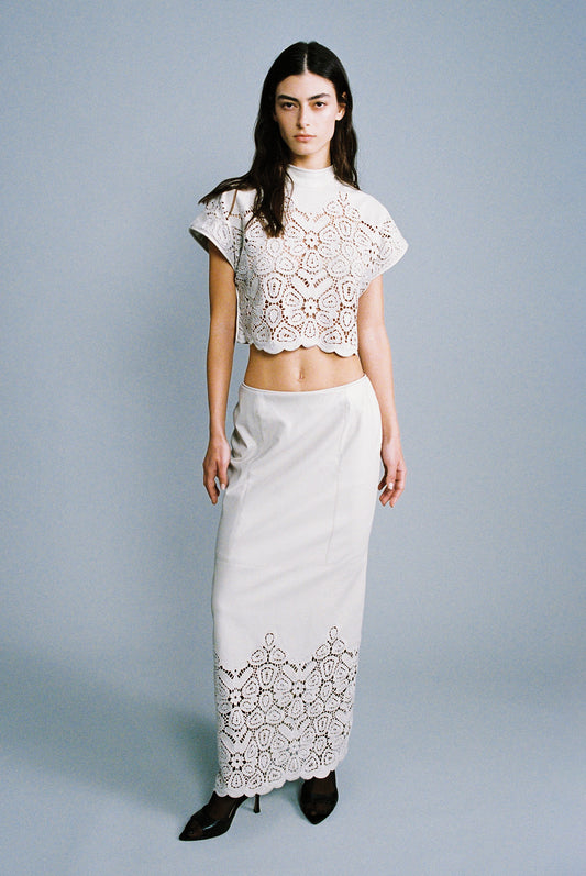 SABINA MUSAYEV Coblat Skirt - Stone