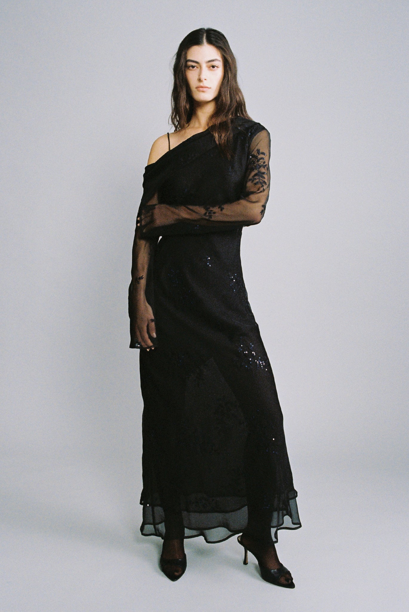 SABINA MUSAYEV Mirage Maxi Dress - Black