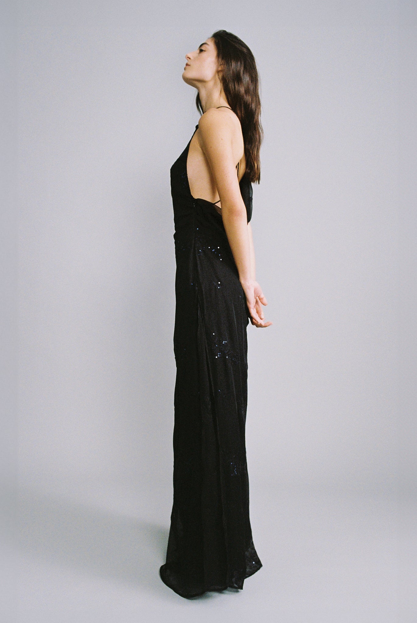 SABINA MUSAYEV Stardust Maxi Dress - Black