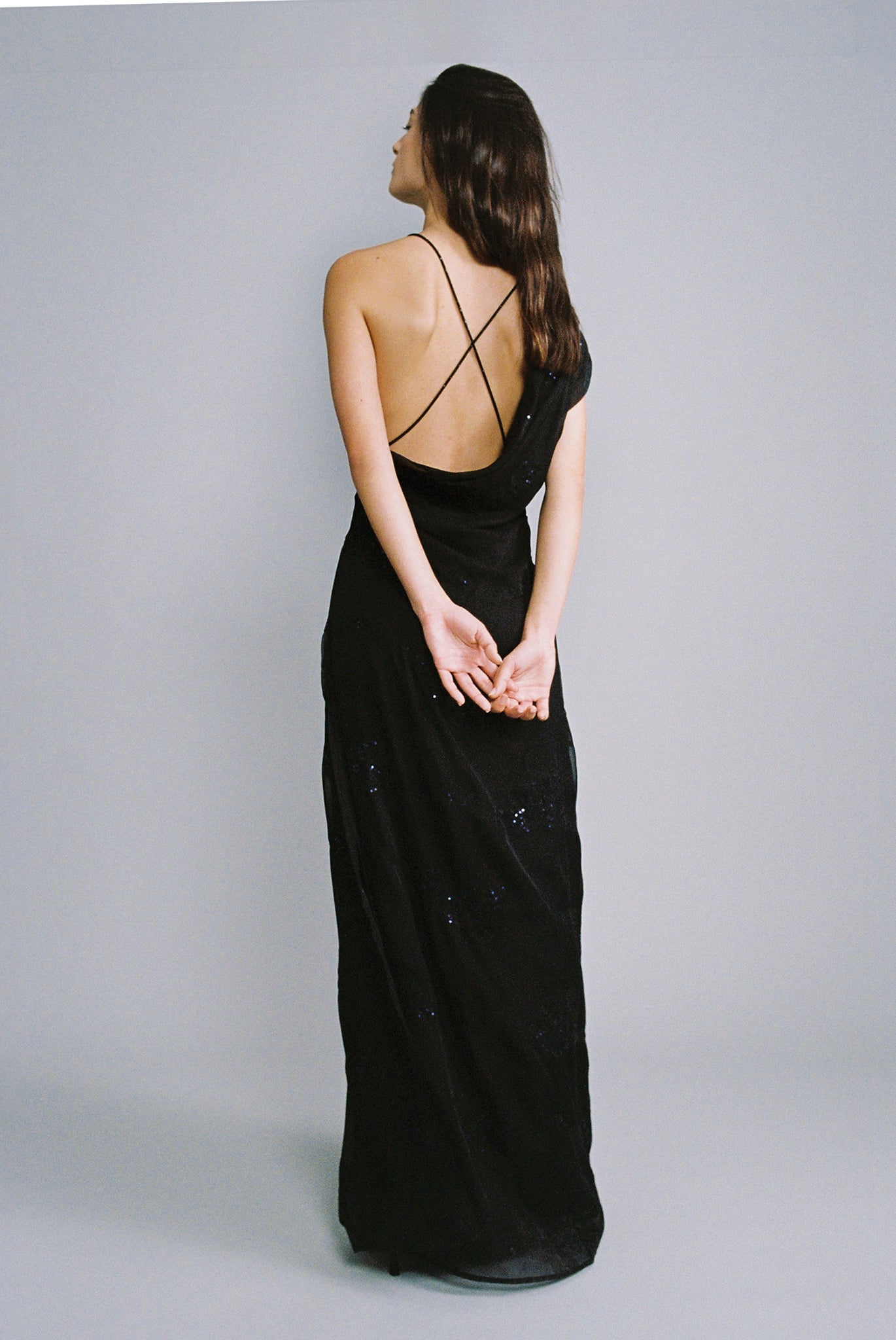 SABINA MUSAYEV Stardust Maxi Dress - Black