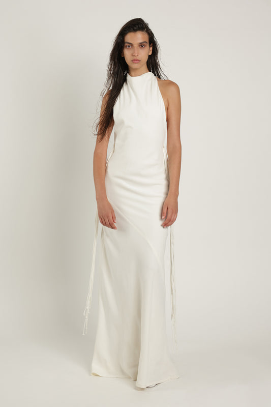 SABINA MUSAYEV Whitney Dress - White Snow