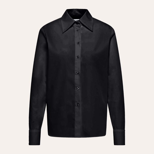 EHE Apparel Elena Oxford Shirt - Black