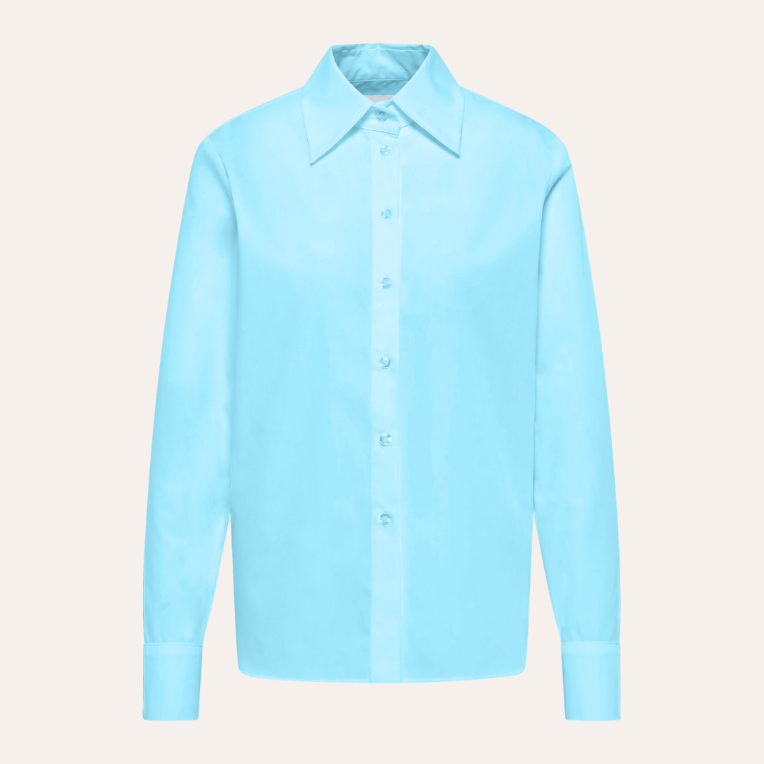 EHE Apparel Elena Oxford Shirt - Blue