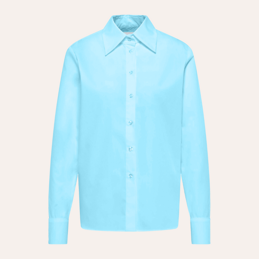 EHE Apparel Elena Oxford Shirt - Blue