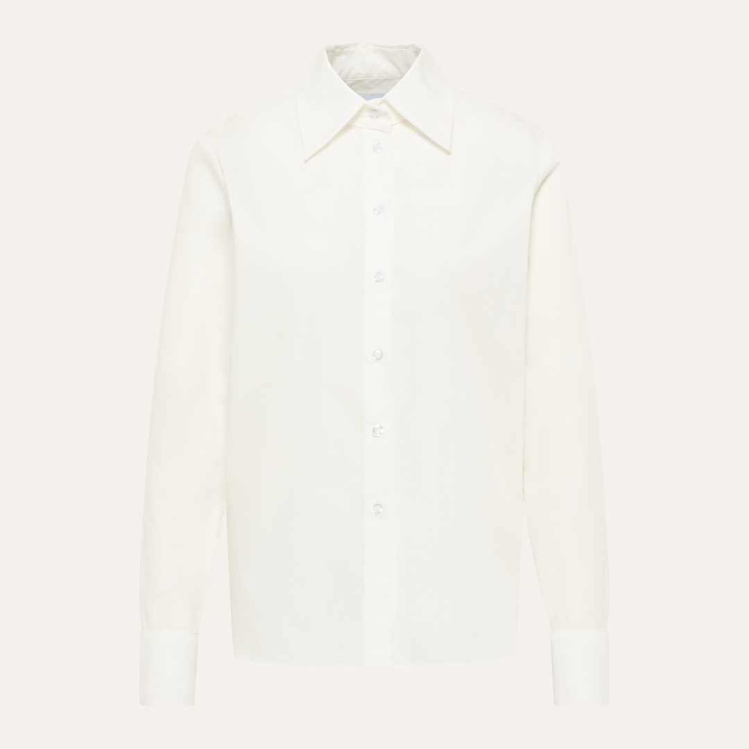 EHE Apparel Elena Oxford Shirt - White