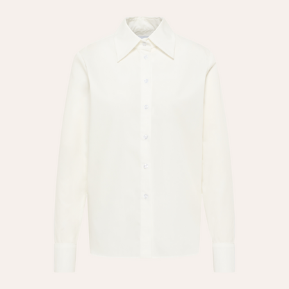 EHE Apparel Elena Oxford Shirt - White