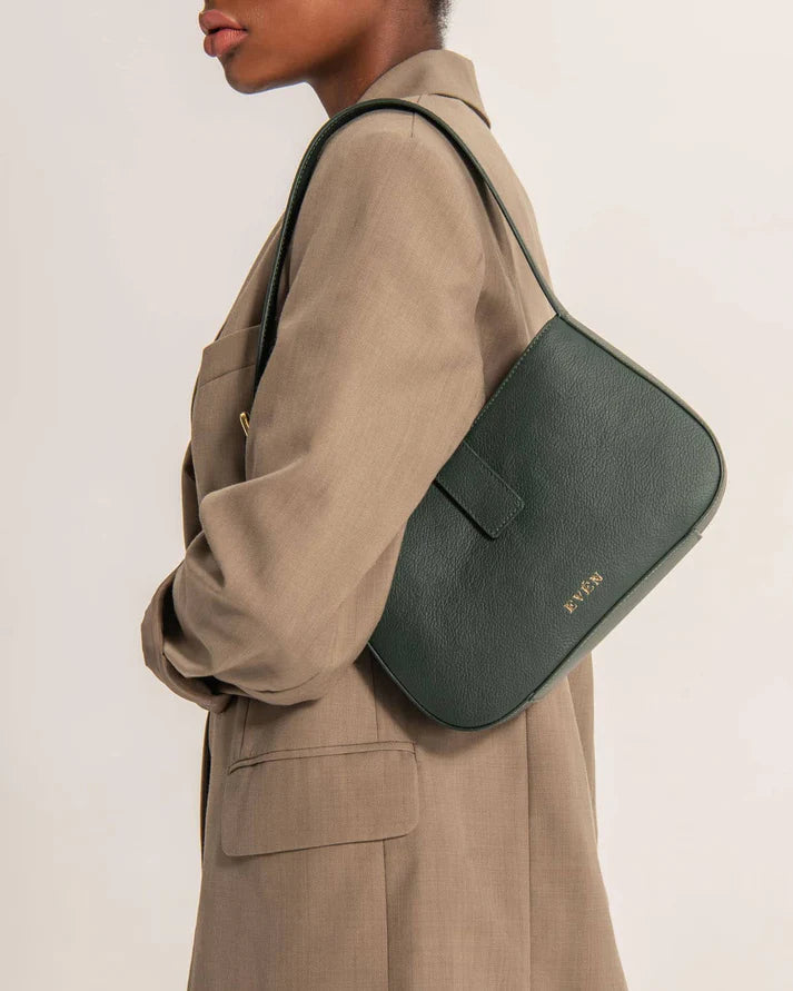 EVÉN Valenta baguette bag - dark green model